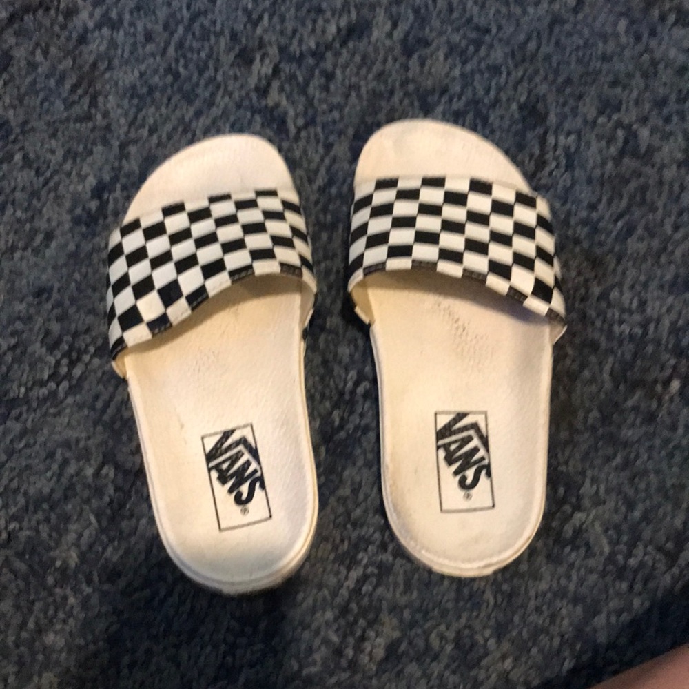 Checkered van slides